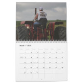Mural Calendrier personnalisable de tracteurs classiques (Mar 2026)