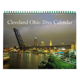 Mural Calendrier personnalisé Cleveland Ohio