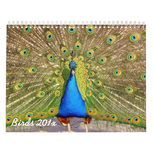 Mural Calendrier personnalisé des oiseaux (Protection)