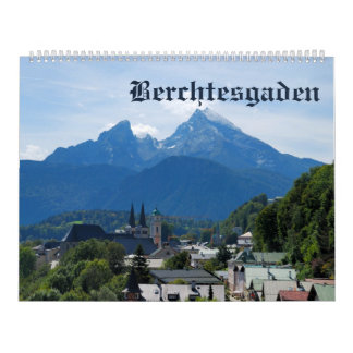 Mural Calendrier photo Berchtesgaden de 12 mois