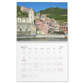 Mural Calendrier photo Cinque Terre, Italie 12 mois (Mar 2026)