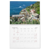 Mural Calendrier photo Cinque Terre, Italie 12 mois (Feb 2026)