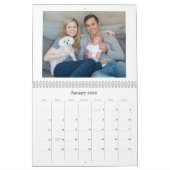 Mural Calendrier photo Faux Gold Foil (Jan 2026)
