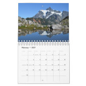 Mural Calendrier pittoresque 2017 Montagnes Rocheuses (Feb 2027)