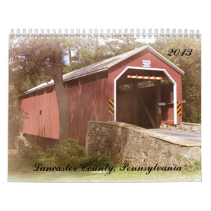 Mural Calendrier pittoresque de Lancaster, Pennsylvanie