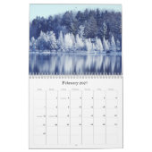 Mural Calendrier pittoresque de paysage (Feb 2027)
