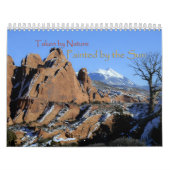 Mural Calendrier pittoresque de paysage (Protection)