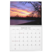 Mural Calendrier pittoresque d'horizons, 2016 (Feb 2027)