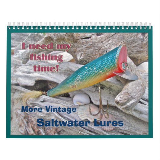 Mural Calendrier - Plus Vintages leurres salins (Protection)