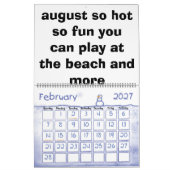 Mural Calendrier Poem (Feb 2027)