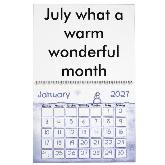 Mural Calendrier Poem (Jan 2027)