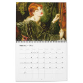 Mural Calendrier pré-Raphaelite 2012 (Feb 2027)