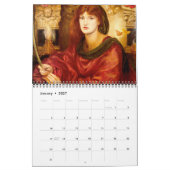 Mural Calendrier pré-Raphaelite 2012 (Jan 2027)