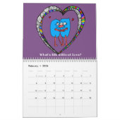 Mural Calendrier préféré de charité d'autisme de 2018 (Feb 2026)