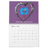 Mural Calendrier préféré de charité d'autisme de 2018 (Feb 2027)