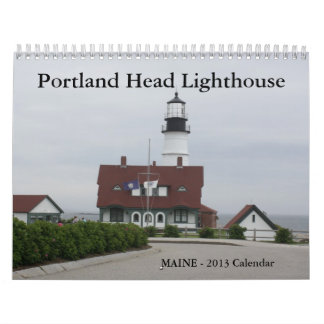 Mural Calendrier principal de phare de Portland