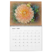 Mural Calendrier - Principalement orange (Mar 2027)