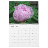 Mural Calendrier - Principalement violet et rose (Mar 2027)