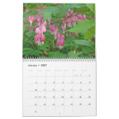 Mural Calendrier - Principalement violet et rose (Jan 2027)