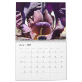 Mural CALENDRIER REGARDEZ À L'INTÉRIEUR IRIS Fleurs d'Ir (Mar 2027)