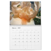 Mural CALENDRIER REGARDEZ À L'INTÉRIEUR IRIS Fleurs d'Ir (Feb 2027)