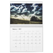 Mural Calendrier renversant de cieux (Feb 2027)