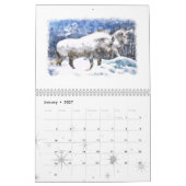 Mural Calendrier RÊVEUR des CHEVAUX 2013 (Jan 2027)