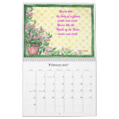 Mural Calendrier romantique-inspirationnel (Feb 2027)