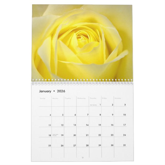 Mural Calendrier rose 2015 (Jan 2026)