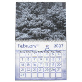 Mural Calendrier rural de qualité de l'Amérique (Feb 2027)