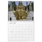 Mural Calendrier sacré de la Birmanie 2010 (Mar 2027)