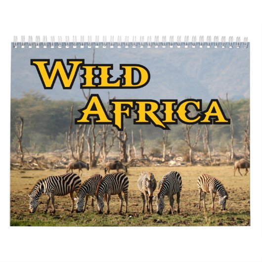 Mural Calendrier sauvage de l'Afrique (Protection)