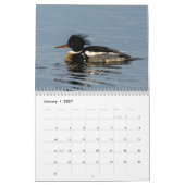 Mural Calendrier sauvage de l'oiseau 2016 (Jan 2027)