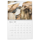Mural Calendrier sauvage de l'oiseau 2017 (Feb 2027)