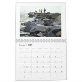 Mural Calendrier - Scènes du bord de l'océan (Jan 2027)