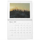 Mural Calendrier - Scènes du bord de l'océan (Feb 2027)