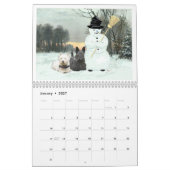 Mural Calendrier Scotties et Westies (Jan 2027)
