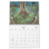 Mural Calendrier secret 2011 d'art de lune (Mar 2027)