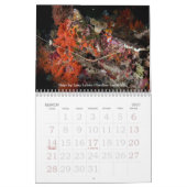 Mural Calendrier sous-marin d'espèce marine de 2012 (Mar 2027)