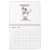 Mural Calendrier spastique de chirurgien (Feb 2026)