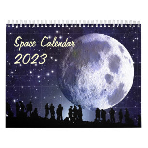 Mural Calendrier spatial 2023