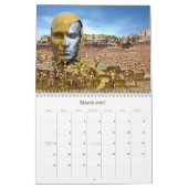 Mural Calendrier surréaliste d'images (Mar 2027)