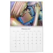 Mural Calendrier surréaliste d'images (Feb 2027)