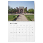 Mural calendrier taj mahal 18 mois (Feb 2027)