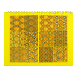 Mural Calendrier Teddy Bear Sunflower