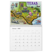 Mural Calendrier Texas (Jan 2027)