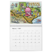 Mural Calendrier Texas (Feb 2027)
