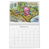 Mural Calendrier Texas (Feb 2027)