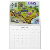 Mural Calendrier Texas (Jan 2027)
