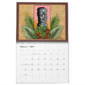 Mural Calendrier Tiki de Tucker (Feb 2027)